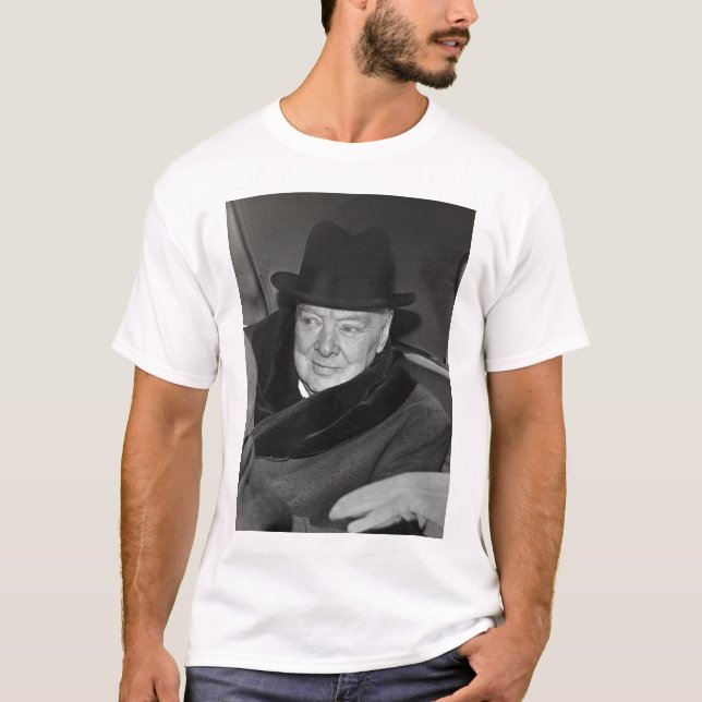 T-shirt Monsieur Winston Churchill (Devant)