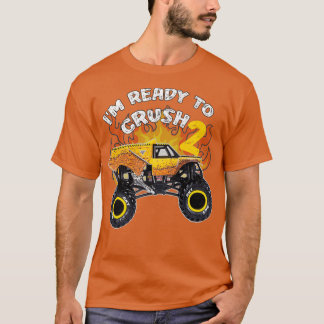 T-shirt Monster Chauffeur de camion Ix27m Prêt à écraser 2