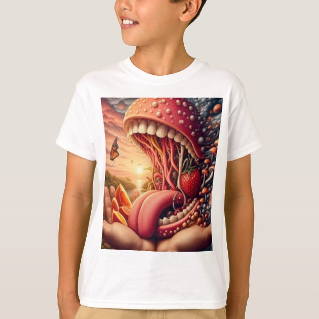 T-shirt Monster Grosse bouche (Devant)