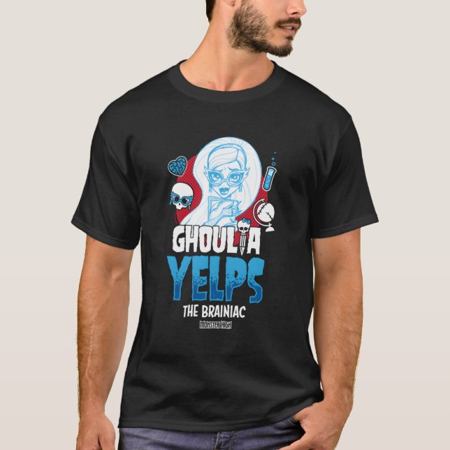 T-shirt Monster High Ghoulia Yelps (Devant)