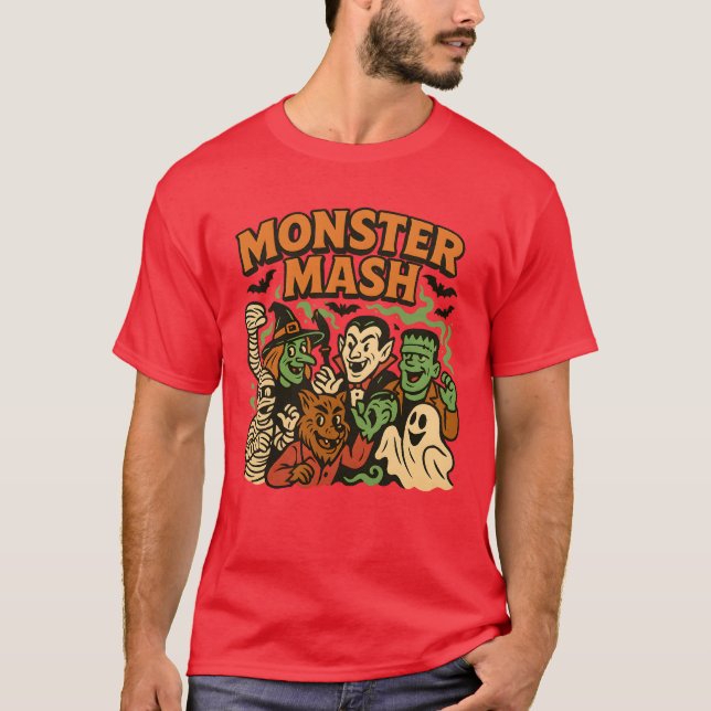 T-SHIRT MONSTER MASH (Devant)