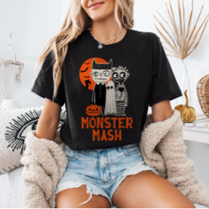 T-shirt Monster Mash Halloween Créatures Éffrayant Cute