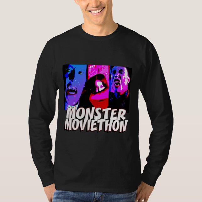 T-shirt Monster Moviethon Vampire Triptyque (Devant)