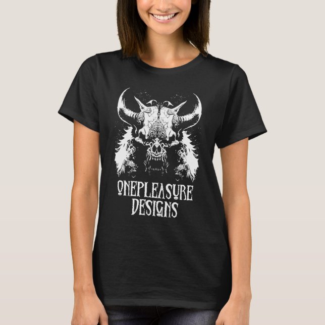T-shirt Monster Taurus Creepy Zombie Horror (Devant)