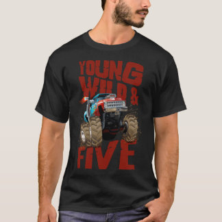 T-shirt Monster Truck 5e idée cadeau Camion drôle llama gi