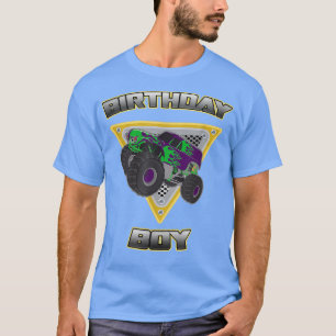 T-shirt Monster Truck Birthday Boy Cadeau