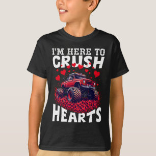 T-shirt Monster Truck "Coeurs de broyage" Le design de Val