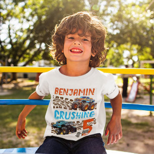 T-shirt Monster Truck Crusher 5 - 5e anniversaire