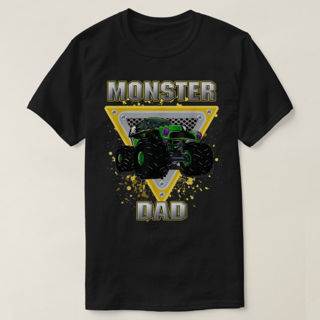 T-shirt Monster Truck Dad 47 (Design devant)