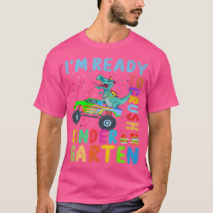 T-shirt Monster Truck Dinosaur Garçons Prêt À Écraser Kind