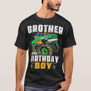 T-shirt Monster Truck Family Matching Brother of the Birth