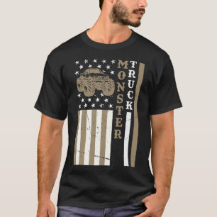 T-shirt Monster Truck Funny Driver 2098