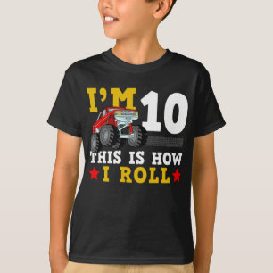 T-shirt Monster Truck IM 10 Voici Comment je roule Anniver