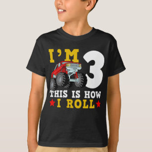T-shirt Monster Truck IM 3 Voici comment je roule Annivers