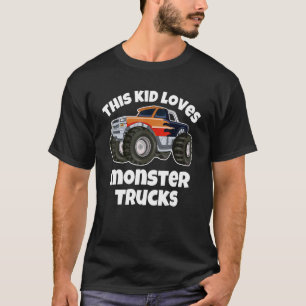T-shirt Monster Truck Lover - Cet enfant aime Monster Truc