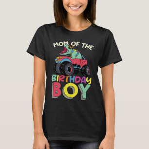 T-shirt Monster Truck Maman Du Garçon D'Anniversaire