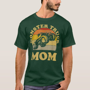T-shirt Monster Truck Mom Retro Vintage Monster Truck