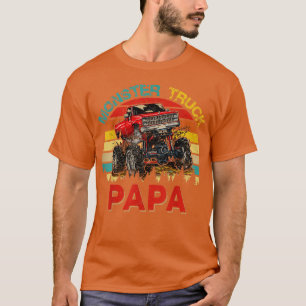 T-shirt Monster Truck Papa Driver Fête des pères
