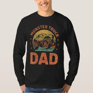 T-shirt Monster Truck Papa Père Papa Big Truck
