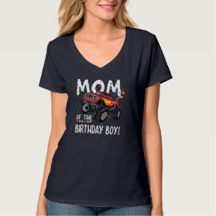 T-shirt Monster Truck Party Maman de Birthday Boy Cadeau