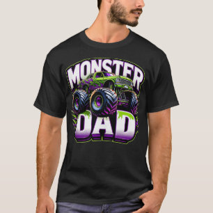 T-shirt Monster Truck Race Racer Pilote Papa Pères Jour 2