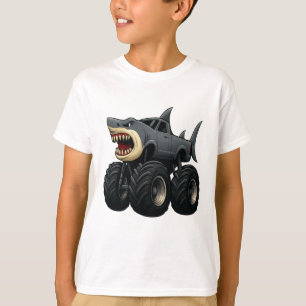 T-shirt Monster Truck Requin Bulldog