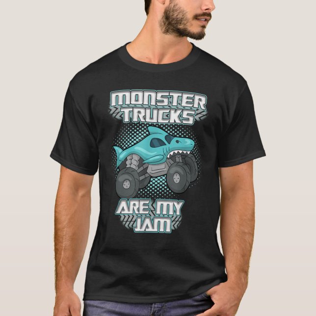 T-shirt Monster Truck Sharks sont ma confiture (Devant)