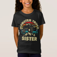 Monster Truck Sister Correspondant Famille Monster