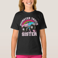 Monster Truck Sister Correspondant Famille Monster