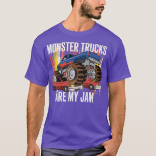 T-shirt Monster Truck Sont Mes Jam Retro Vintage