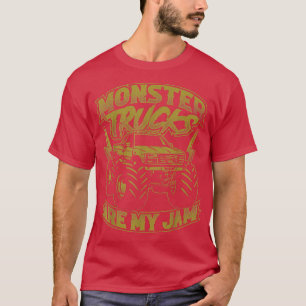 T-shirt Monster Truck Sont Mon Jam Retro Truck Car Amateur