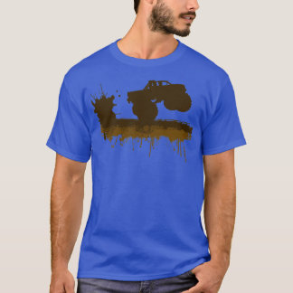 T-shirt Monster Truck Splatter RC Radio Contrôle Big Si