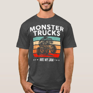 T-shirt Monster Trucks Are My Jam, Off-Road Vehicle Lovers
