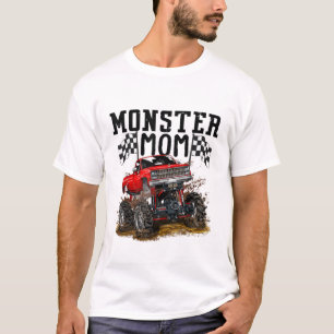 T-shirt Monster Trucks Mom for Birthday Kid mothers Day Vi