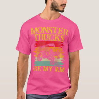 T-shirt Monster trucks sont mon action Jam et Monster truc