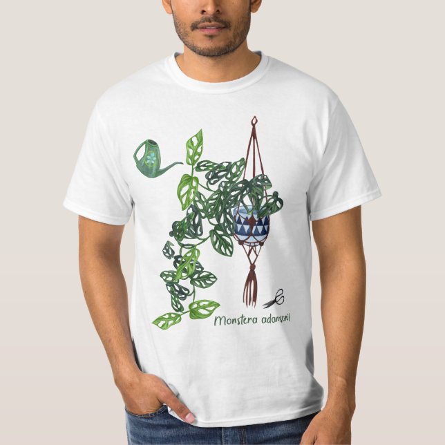 T-shirt Monstera Adansonii, plante Monstera (Devant)