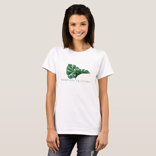 T-shirt Monstera Deliciosa - usine de fromage suisse (Devant entier)