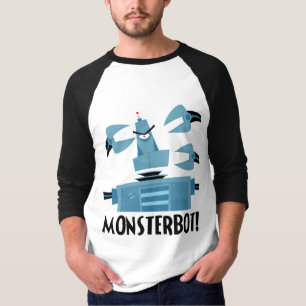 T-shirt Monsterbot ! Chemise blanche