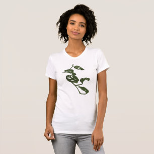 T-shirt Monstère tropicale de la Jungle moderne Andanosii