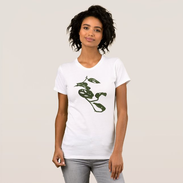 T-shirt Monstère tropicale de la Jungle moderne Andanosii  (Devant entier)
