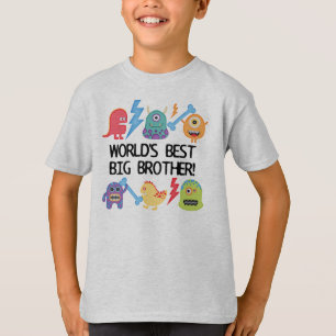 T-shirt Monsters World's Best Big Brother