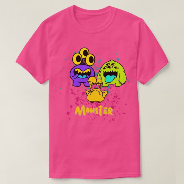 T-shirt Monstre 3 (Design devant)