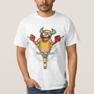 T-shirt Monstre à fermeture éclair