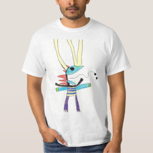 T-shirt monstre d'art de réfrigérateur