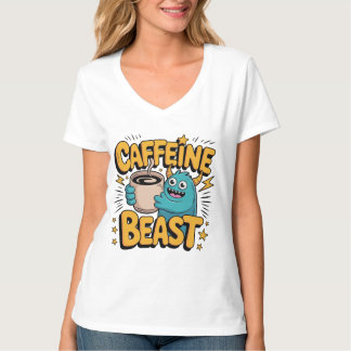 T-shirt Monstre de café
