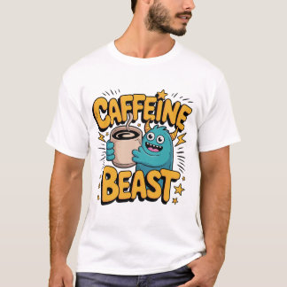 T-shirt Monstre de café