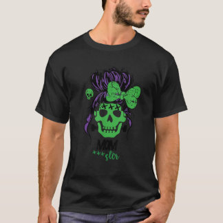 T-shirt Monstre de chaise de cheveux Messy