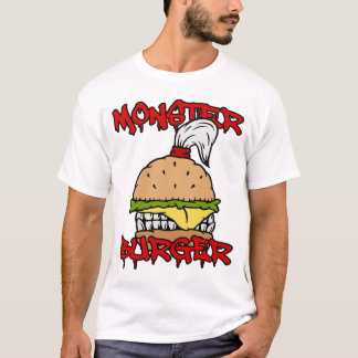 T-shirt Monstre de hamburger
