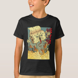 T-shirt Monstre de Papier Toilette Drôle de Style Japonais