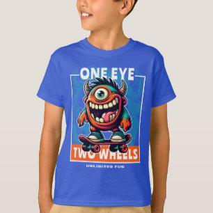 T-shirt Monstre de plaisir illimité skate